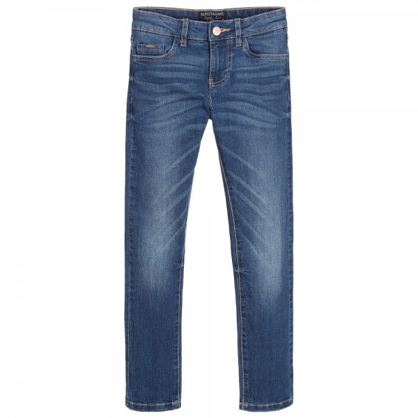 Nukutavake Boys Blue Regular Fit Jeans