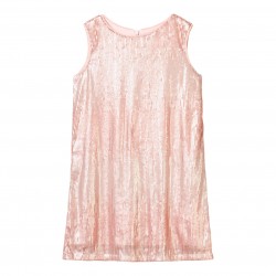 Pink Sequin Pattern Sleeveless Dress Mayoral Chic  Pink Sequin Pattern Sleeveless Dress Mayoral Chic