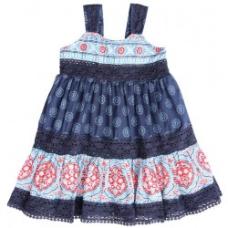 Indigo Beach Picnic Dress