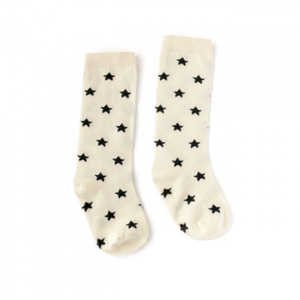 Mini Dressing Star Knee Socks - Ivory