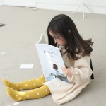 Mini Dressing Star Tights - Mustard