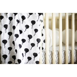 Organic Cotton Muslin Swaddle Blanket - Balloons