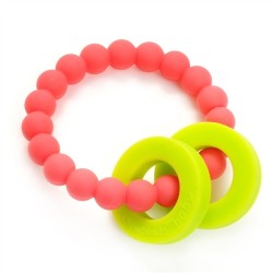 Mulberry Teether - Coral  Mulberry Teether - Coral