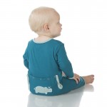 Applique Coverall in Oasis Hippo Applique Coverall in Oasis Hippo