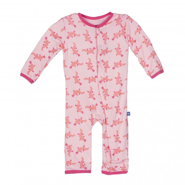 Print Fitted Coverall in Lotus Platypus