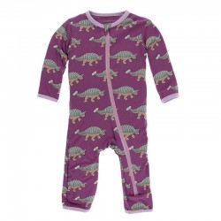 Print Coverall with Zipper in Euoplocephalus Print Coverall with Zipper in Euoplocephalus