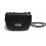 GIRL'S MEDIUM CHANEL STYLE QUILTED BAG ***PINK, BLACK*** GIRL'S MEDIUM CHANEL STYLE QUILTED BAG ***PINK, BLACK***
