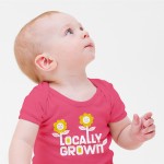 Locally Grown Flower Onesie 