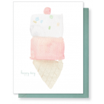 ICE CREAM BIRTHDAY CARD 
