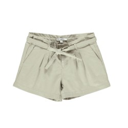 Celeste Ruffled Waist Shorts - Stone 