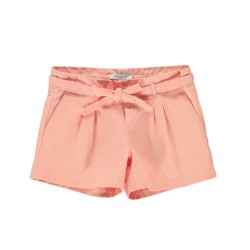 Celeste Ruffled Waist Shorts - Peach Pink