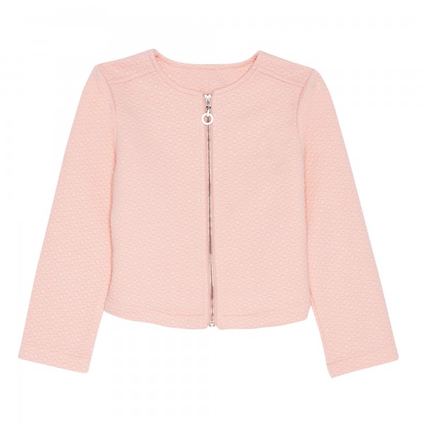 La Une Textured Milano Jacket - Coral