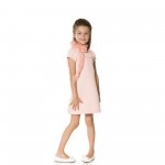 La Une Textured Milano Dress - Coral