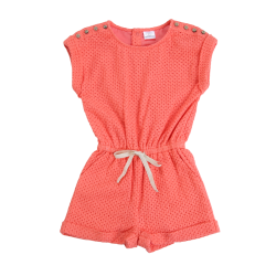 Eyelet Cap Sleeve Romper Eyelet Cap Sleeve Romper