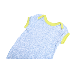 Wave Print Jersey Tee Romper 