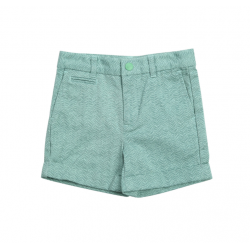 Fern Cuffed Cotton Shorts