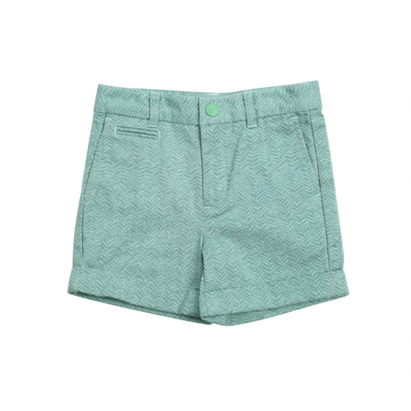 Fern Cuffed Cotton Shorts