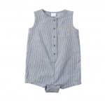 Boys Seersucker Romper 