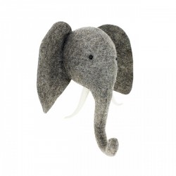 ELEPHANT HEAD, TRUNK UP  ELEPHANT HEAD, TRUNK UP