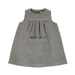 Francoise Corduroy Dress - Moss Green