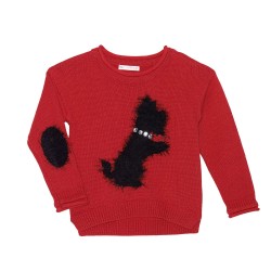 MUSIC HALL SWEATER WITH DOG