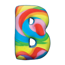 Letter B Initial Microbead Pillow