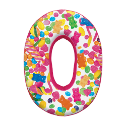 Letter O Initial Microbead Pillow