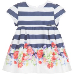 Floral and Striped Dress  Floral and Striped Dress