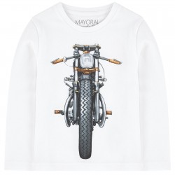 Bike Print Long Sleeve T-Shirt 