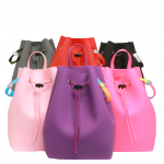 GUMMY BUCKET BAG!!! ***COMES WITH ASSORTED BRACELET & CHARM